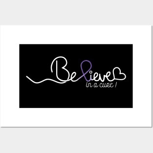 Believe- Alzheimers Gifts Alzheimers Awareness Posters and Art